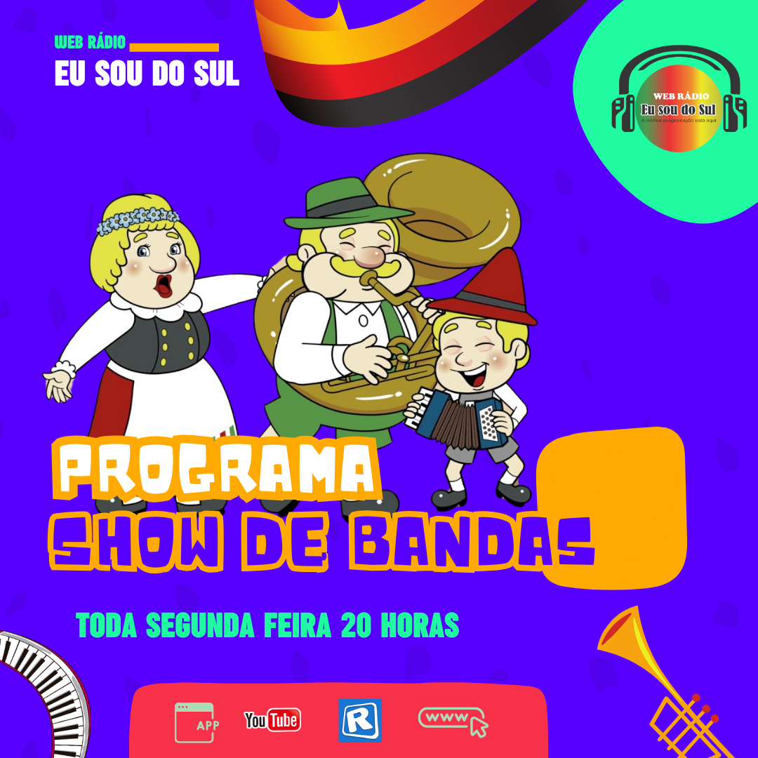 Programa Show de Bandas - Toda segunda-feira